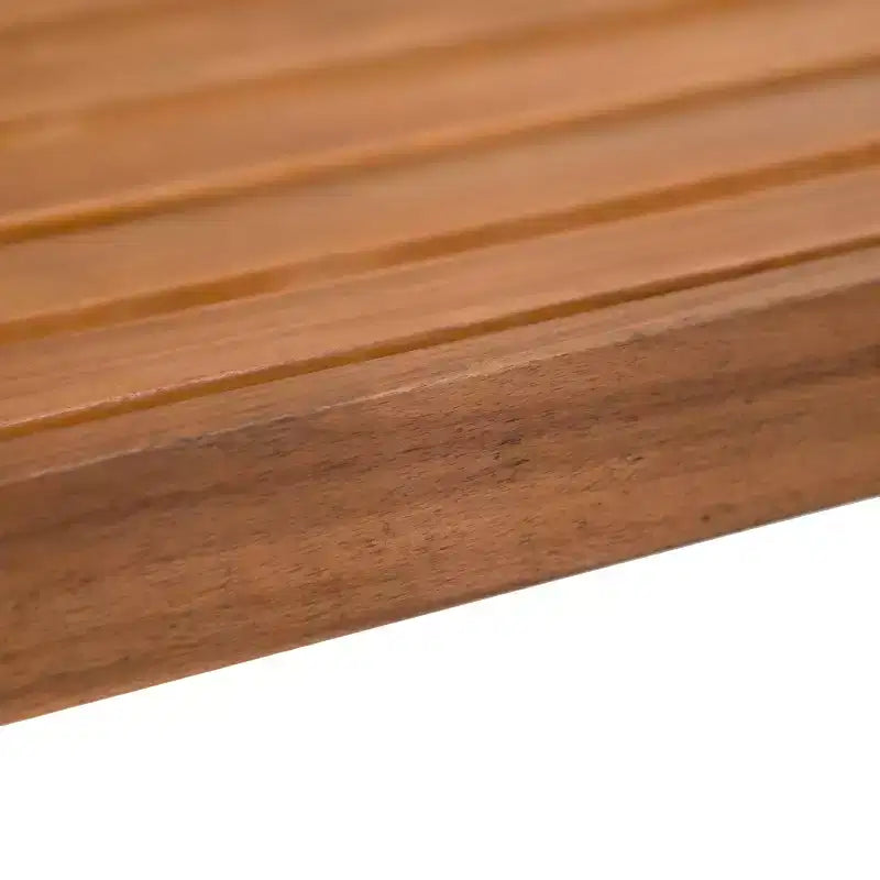 Greemotion Banc de jardin d'extérieur en acacia 120,6 cm Borkum, résistant aux intempéries, style traditionnel, 2 places, marron
