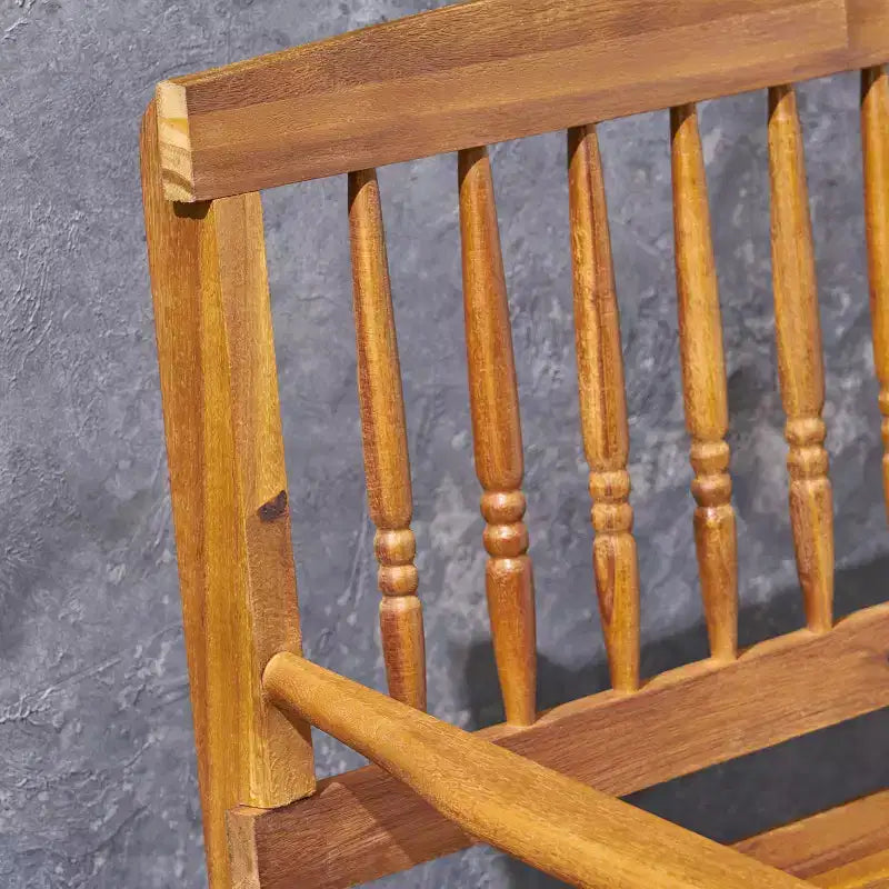 Banc d'extérieur Christopher Knight Home Kuhn en bois d'acacia avec étagère