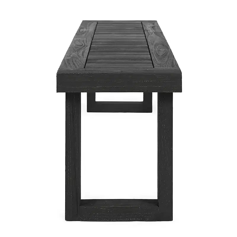 Banc de salle à manger d'extérieur en bois d'acacia Josette de GDFStudio