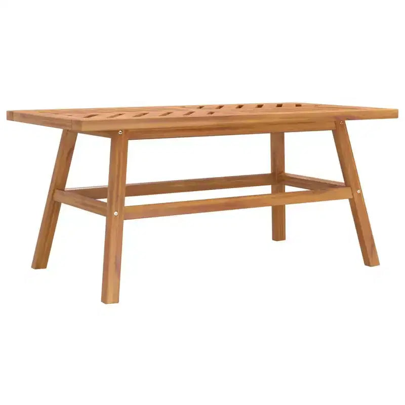vidaXL Ensemble de 2 chaises longues de jardin en bois d'acacia massif