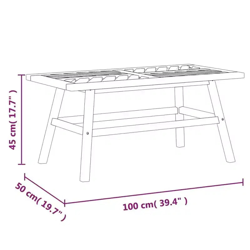 vidaXL Ensemble de 2 chaises longues de jardin en bois d'acacia massif