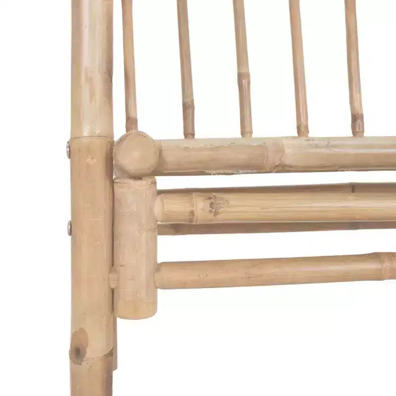 vidaXL Banc de jardin/terrasse en bambou avec pergola/treillis – Siège extérieur pour plantes grimpantes – 116 x 52 x 220 cm – Marron rustique