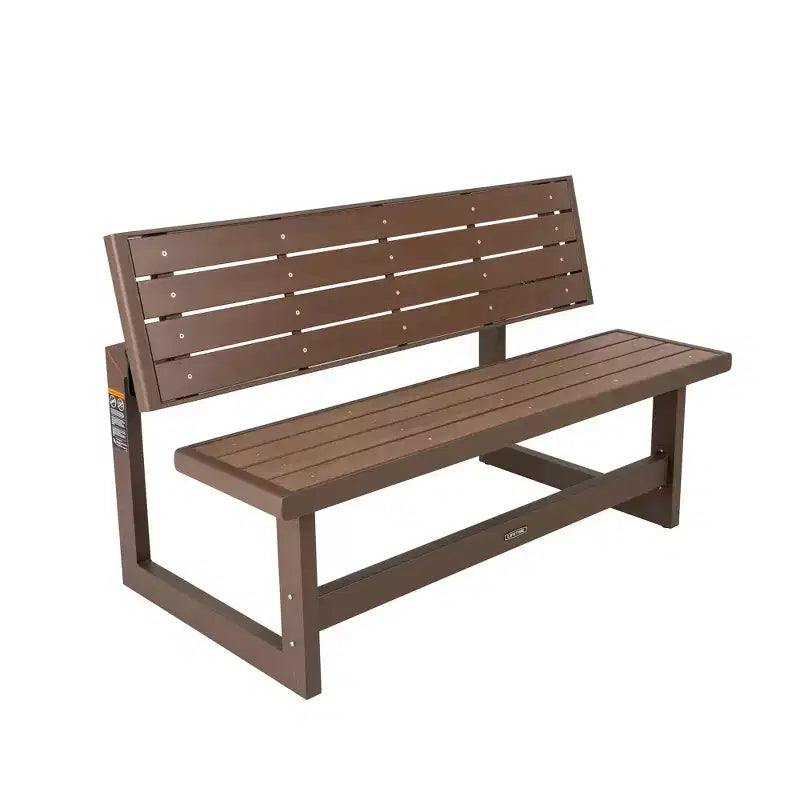 Lifetime Convertible Bench, Mocha Brown (60139)