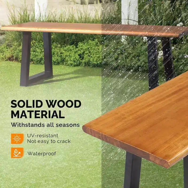 Karl Home | Banc en peuplier pour patio
