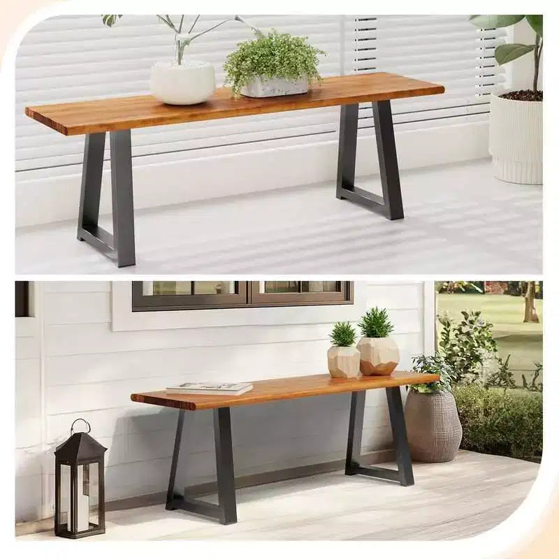 Karl Home | Banc en peuplier pour patio