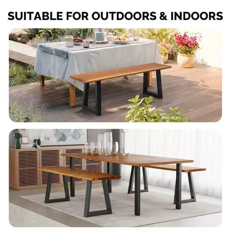 Karl Home | Banc en peuplier pour patio