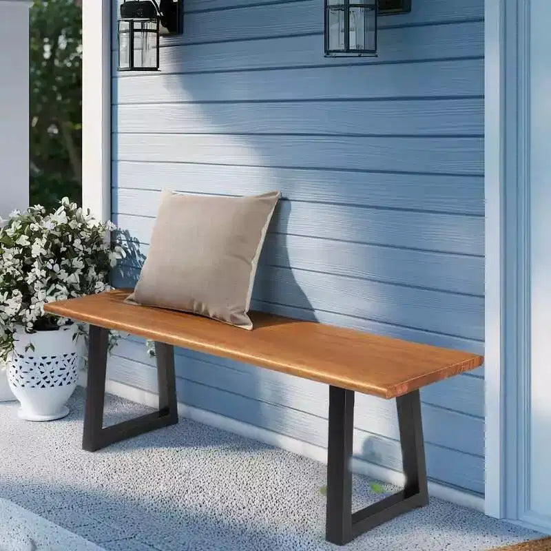 Karl Home | Banc en peuplier pour patio