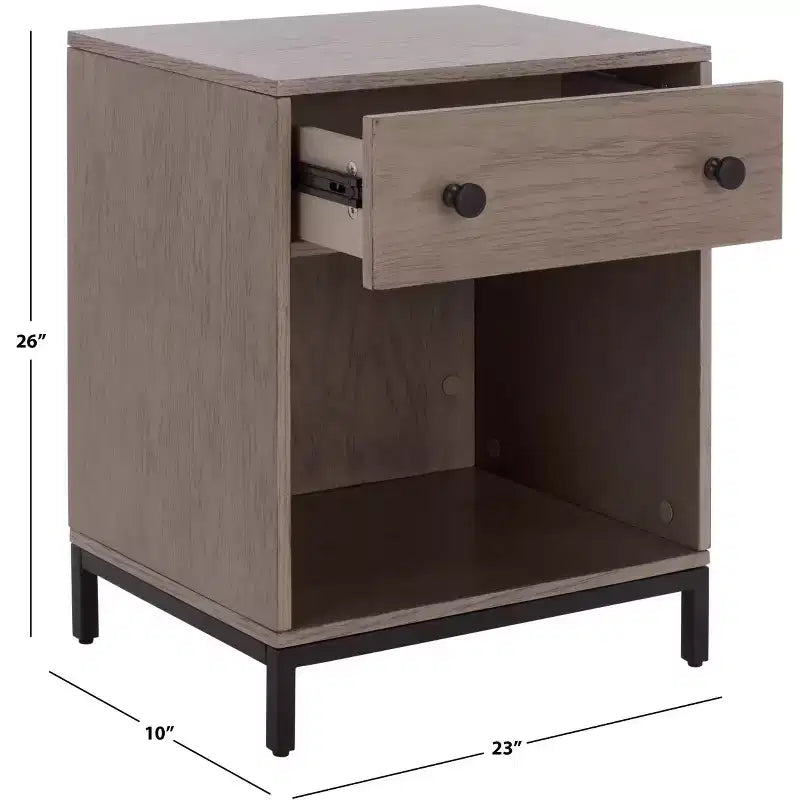 Table de chevet 1 tiroir 1 étagère