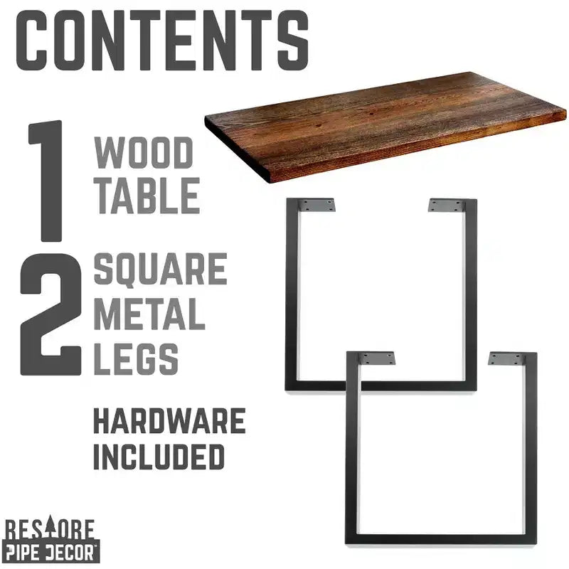 Table basse en bois massif noir Boulder avec pieds paysagers de 30,5 cm