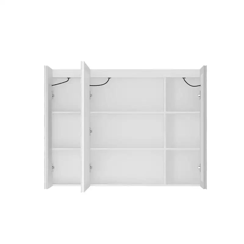 Armoire de toilette à LED avec fonction antibuée, grand espace de rangement et éclairage réglable, pour rehausser le style de votre salle de bain