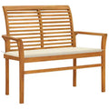 Garden Bench Natural Teak Teak Wood Standard Durable