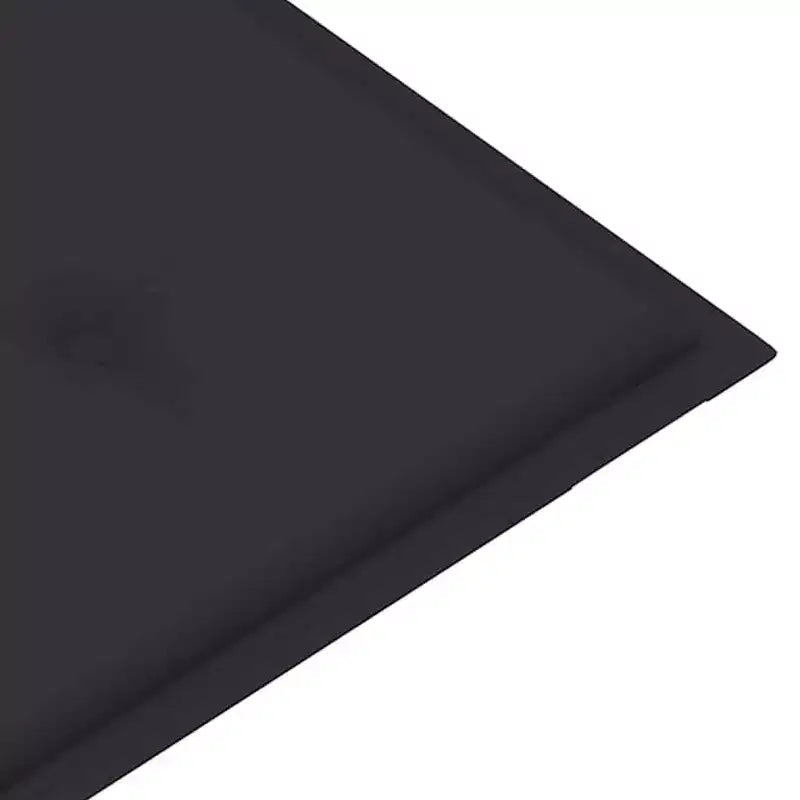 Banc de jardin anthracite Teck poncé de qualité 128,5 cm