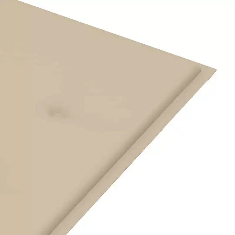 Banc de jardin beige, marron, bois d'acacia massif, tissu 100 % polyester