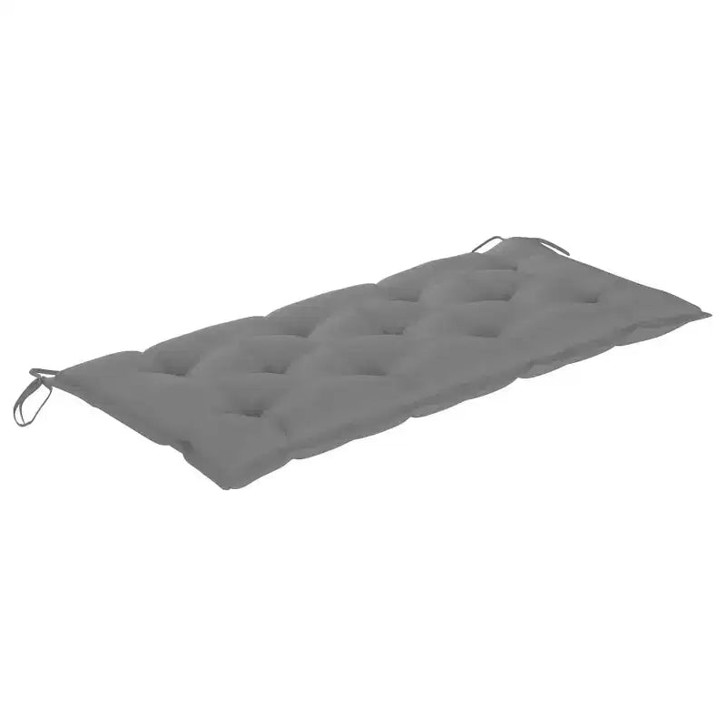 Banc de patio avec coussin 47.2 po Bois d'acacia massif