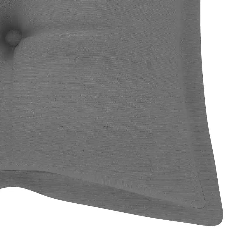 Banc de patio avec coussin 47.2 po Bois d'acacia massif