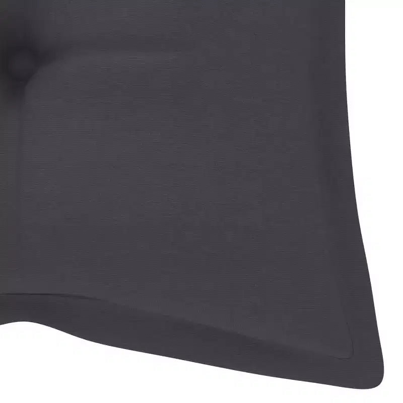 Banc de jardin marron clair, coussin anthracite