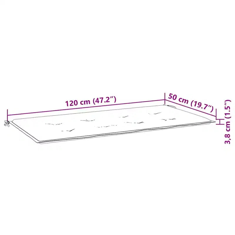 Banc de jardin Bambou naturel Bambou