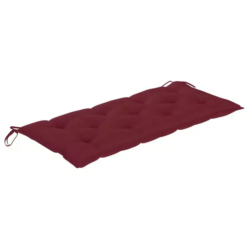 Banc de jardin Bambou naturel Bambou 120 cm Matériaux étanches