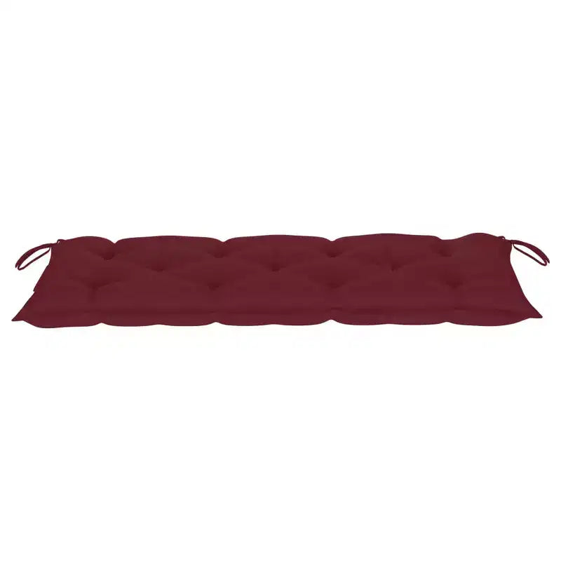 Banc de jardin Bambou naturel Bambou 120 cm Matériaux étanches