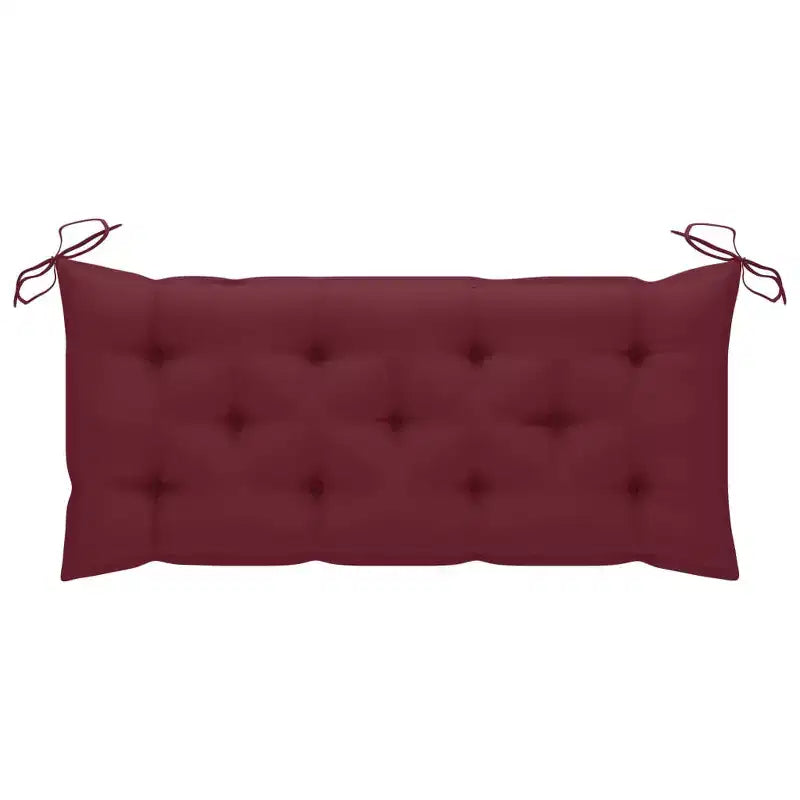 Banc de jardin Bambou naturel Bambou 120 cm Matériaux étanches