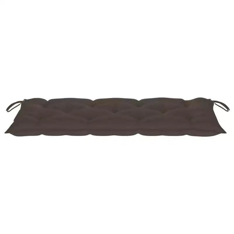 Banc de jardin en bambou taupe grand et résistant
