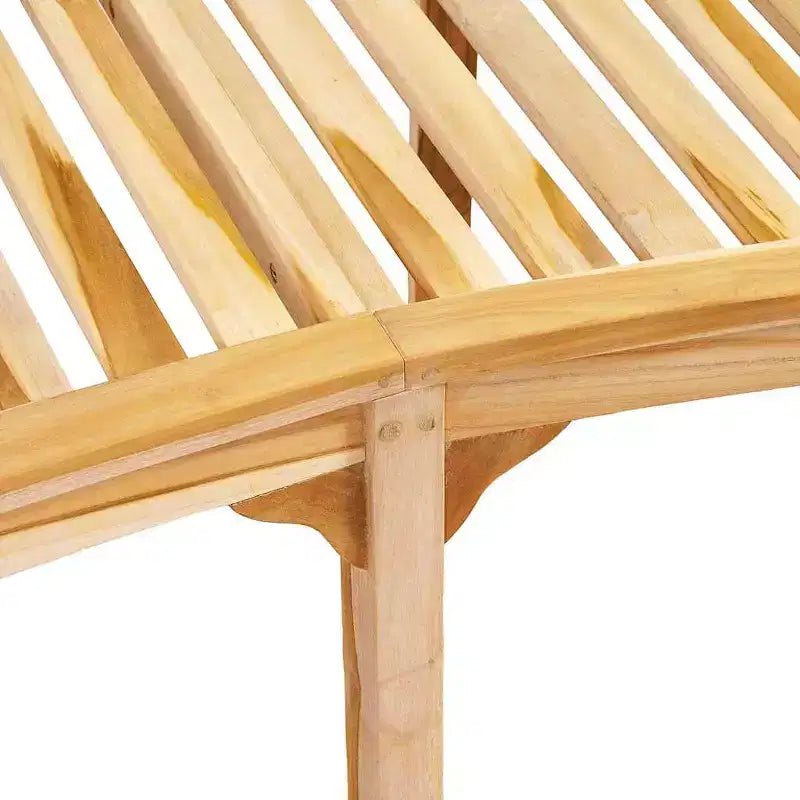 Banc de jardin Teck Naturel Bois de Teck Massif Grand Durable