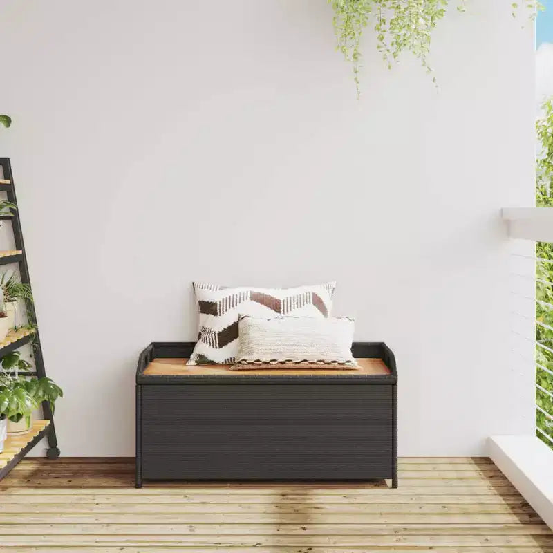 Banc de rangement Plusieurs places Banc d'extérieur Rectangulaire Contemporain