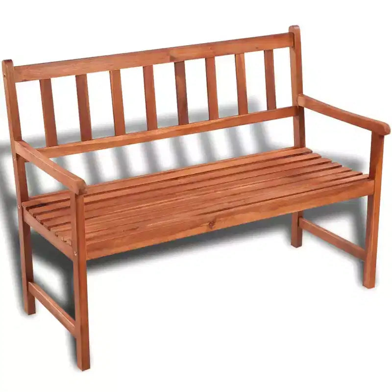 Garden Bench Light Brown Acacia hardwood Medium Durable
