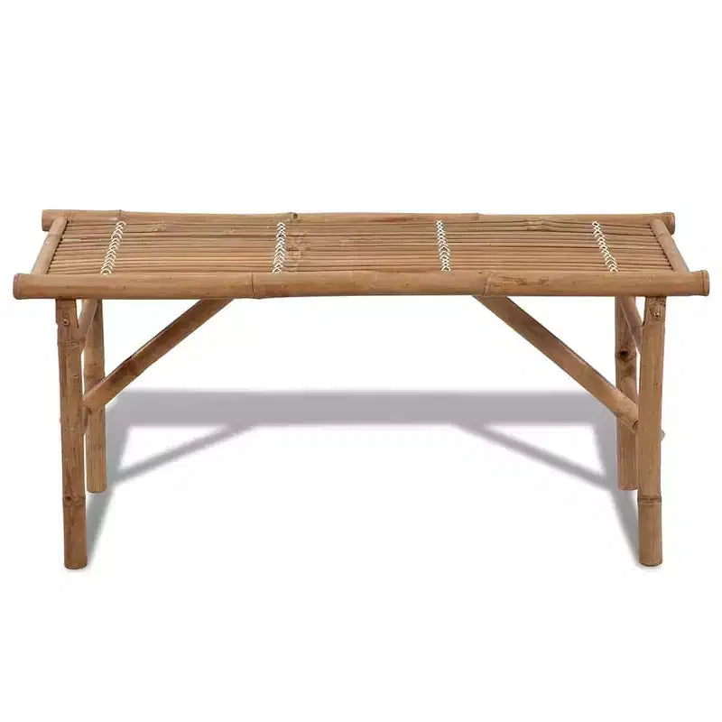 Banc de jardin bambou naturel bambou moyen pliable