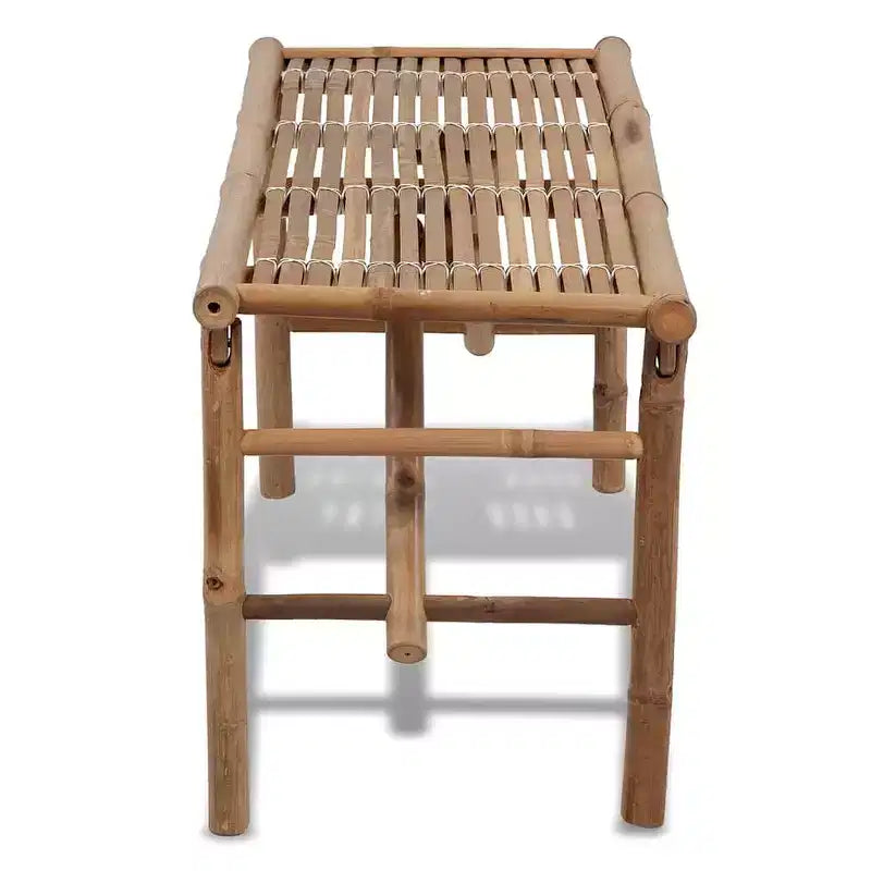 Banc de jardin bambou naturel bambou moyen pliable