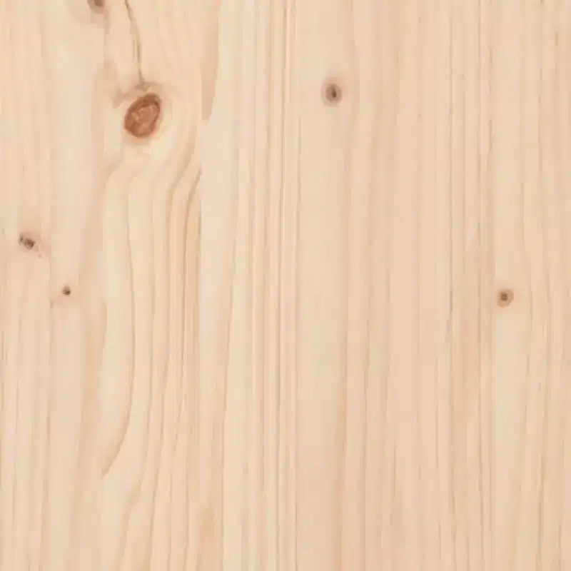 Banc de jardin en bois naturel et argent