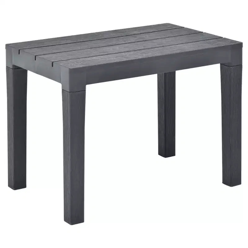 vidaXL 2x Garden Bench Plastic Outdoor Lounge Seating