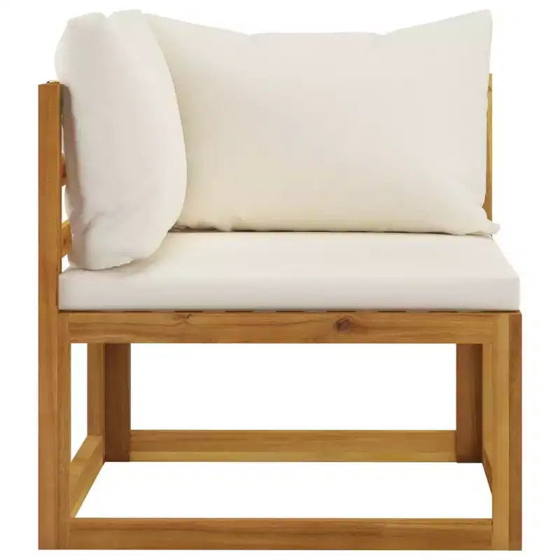 vidaXL Causeuse d'extérieur pour patio 2 places avec coussins pour balcon