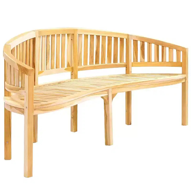 vidaXL Garden Bench Natural Teak Solid Teak Wood Large Durable