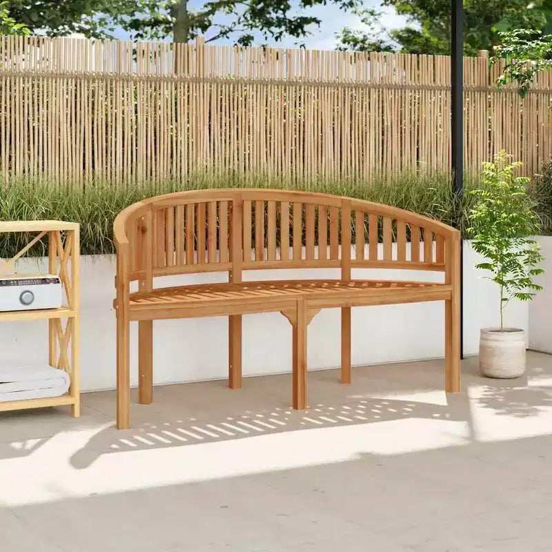vidaXL Banc de jardin Bois de teck massif Naturel Grand Durable