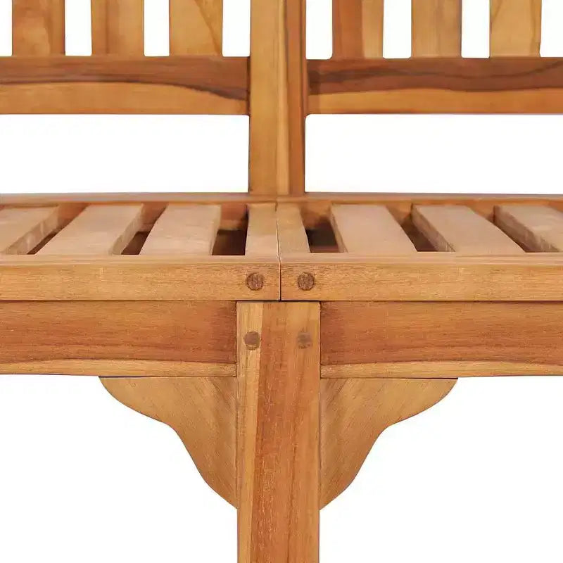 vidaXL Banc de jardin Bois de teck massif Naturel Grand Durable