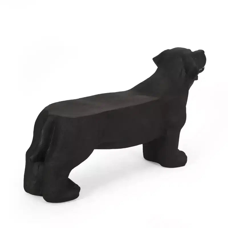 Banc pour chien Christopher Knight Home Damien en béton léger moderne pour patio