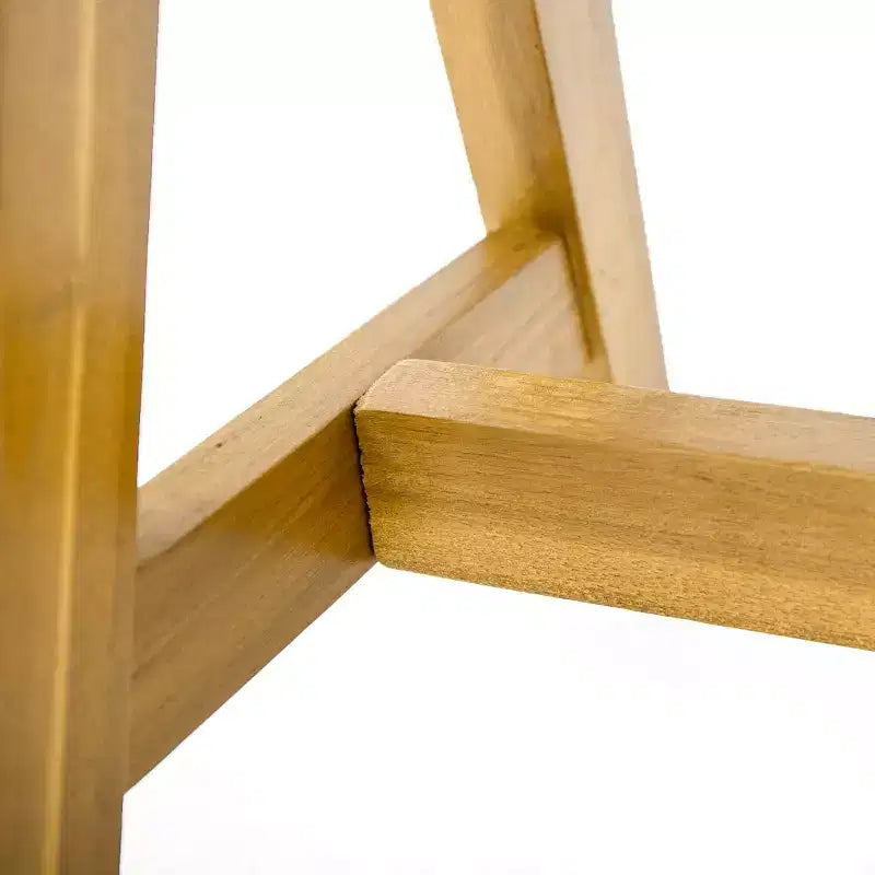 Lot de 2 bancs de salle à manger d'extérieur, bancs de patio en bois d'acacia, banc de jardin toutes saisons pour la piscine et les repas en plein air - Panipeachy