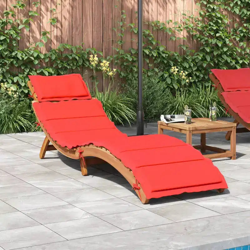 vidaXL Bain de soleil21,65 x 72,44 x 25,20 pouces Bois d'acacia massif