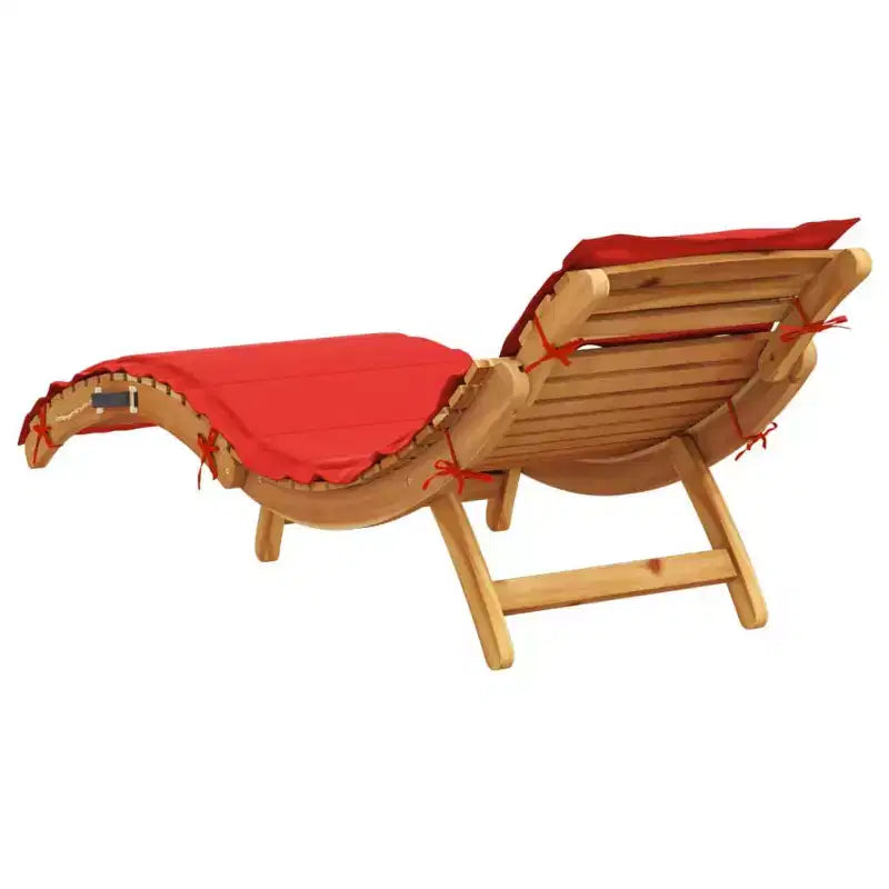 vidaXL Bain de soleil21,65 x 72,44 x 25,20 pouces Bois d'acacia massif