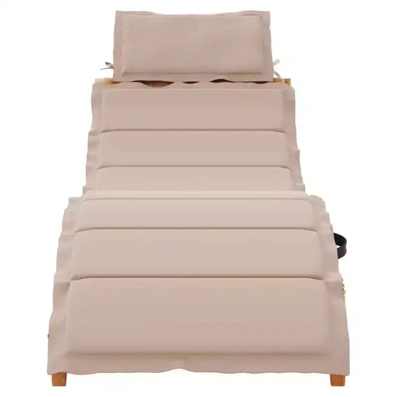 vidaXL Bain de soleil21,65 x 72,44 x 25,20 pouces Bois d'acacia massif