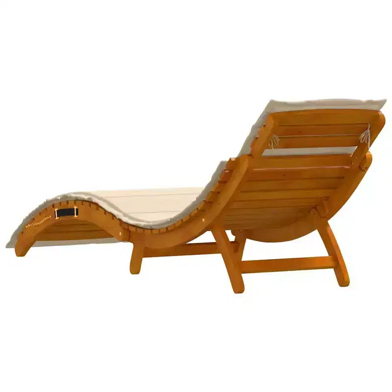 vidaXL Bain de soleil21,65 x 72,44 x 25,20 pouces Bois d'acacia massif