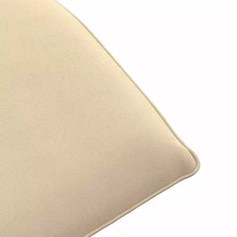 vidaXL Chaise longue de jardin Tissu Oxford beige 100 % polyester, cadre en métal