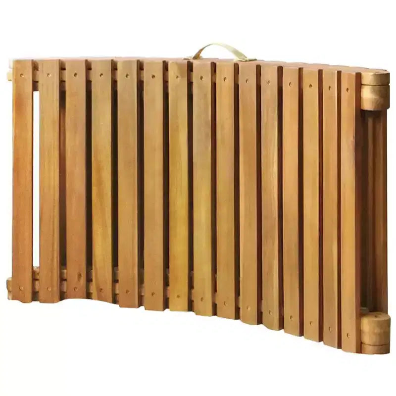 vidaXL Chaise longue Marron Naturel Bois d'acacia massif avec une finition à l'huile naturelle