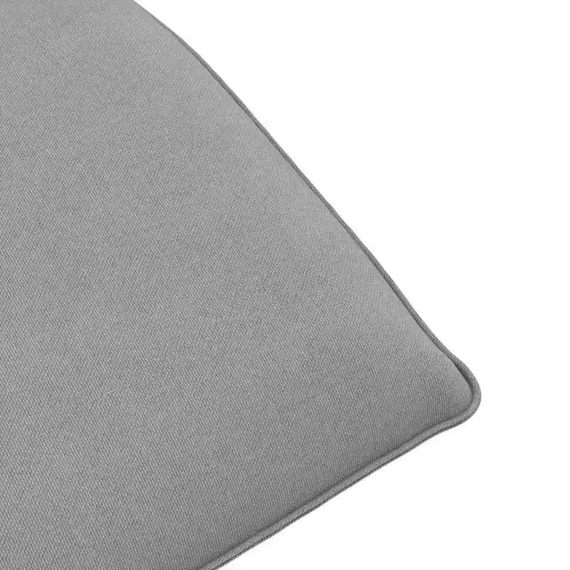 vidaXL Chaise longue gris Tissu Oxford (100 % polyester), métal, mousse