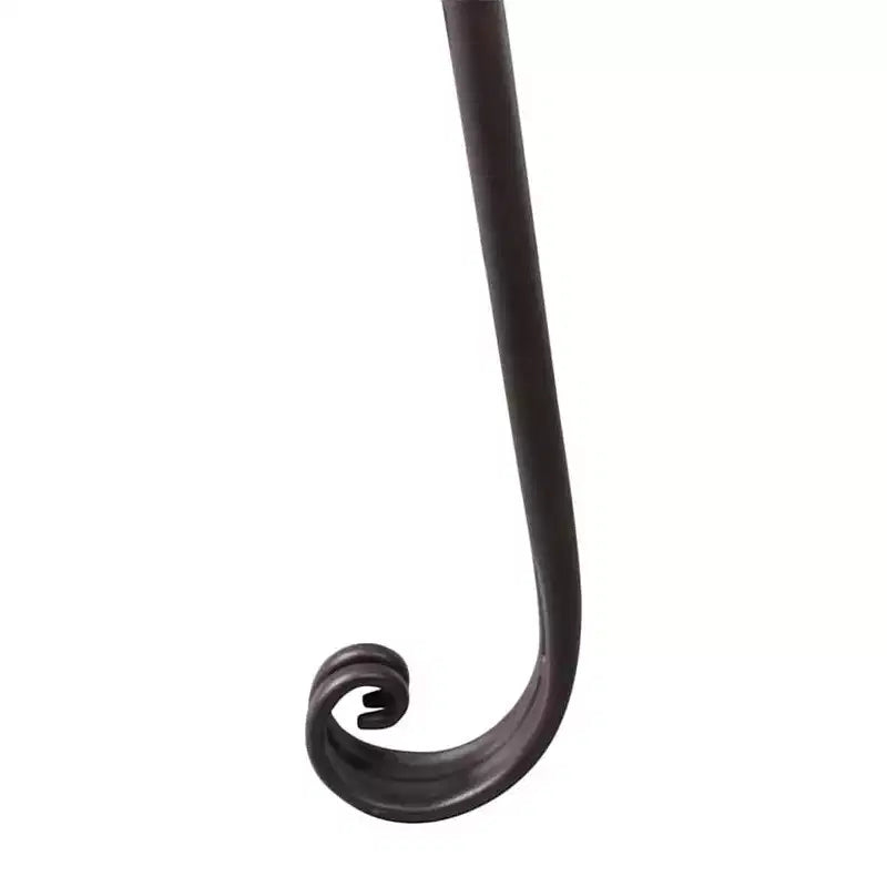 vidaXL Banc de jardin Marron antique Acier Standard Banc de jardin durable