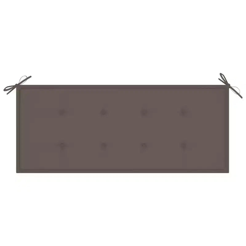vidaXL Banc de jardin gris en bois d'eucalyptus massif 2 places ergonomique