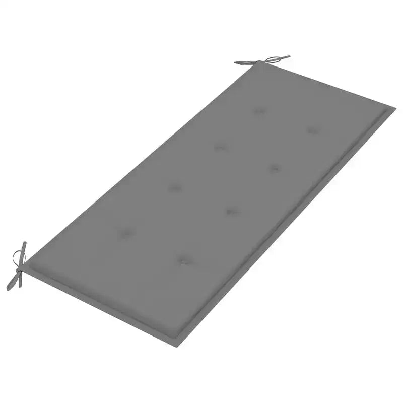 vidaXL Banc de jardin Bambou marron Bambou, polyester Moyen Pliable