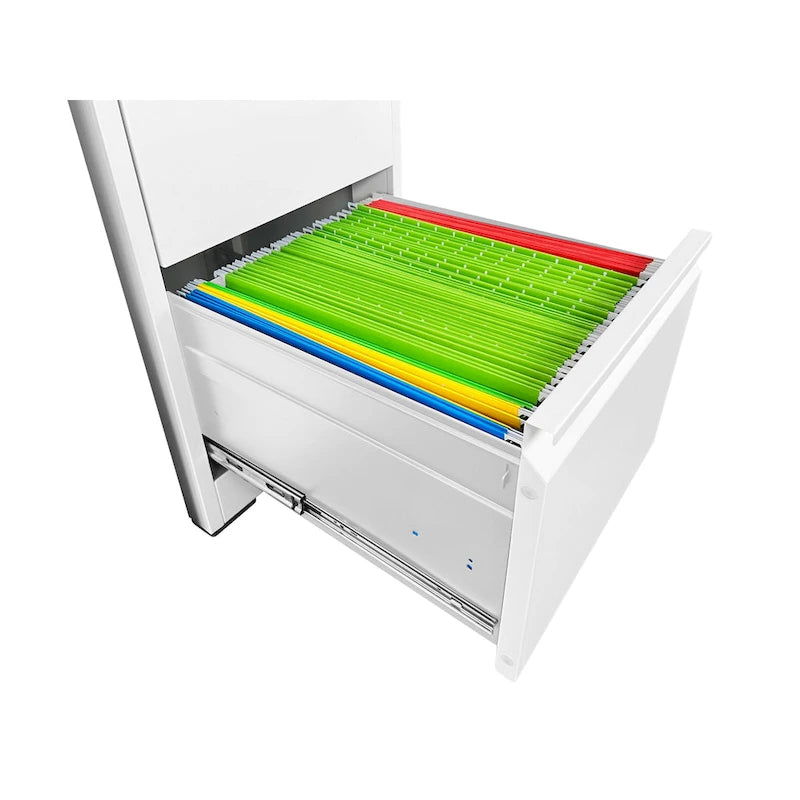 Classeur vertical en métal à 3 tiroirs avec serrure, armoire de classement verticale en acier pour bureau/domicile pour format A4 légal/lettre3