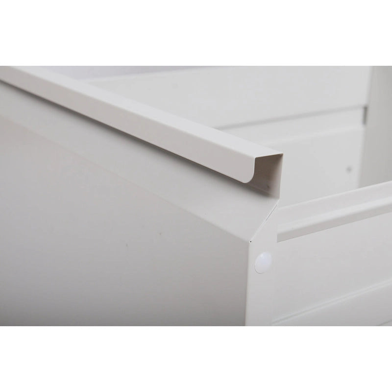 Classeur vertical en métal à 3 tiroirs avec serrure, armoire de classement verticale en acier pour bureau/domicile pour format A4 légal/lettre3